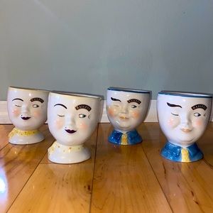 Set of 4 Baileys Irish Cream Yum! Ceramic Mugs